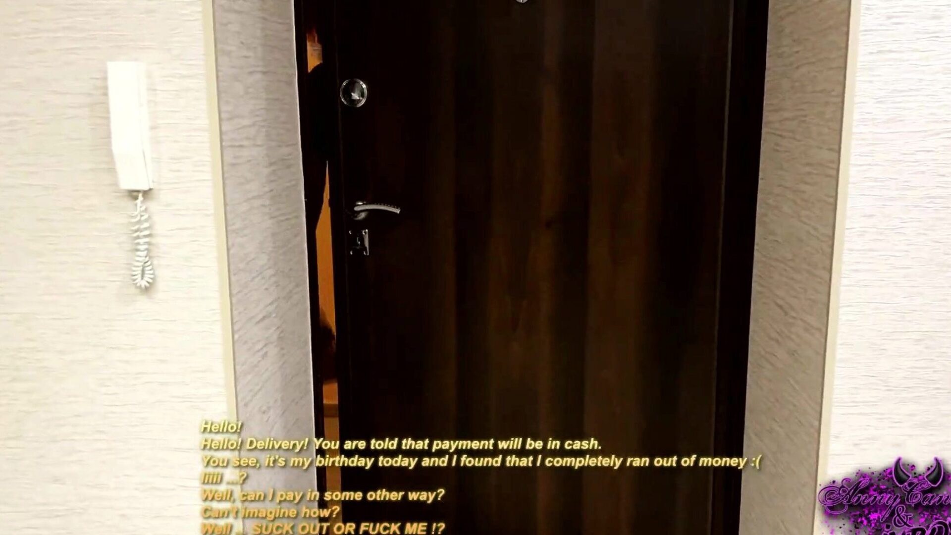 Girl stuffed by sushi delivery guy and jizm on booty AnnyCandyPainboy Aug ninth 2021
