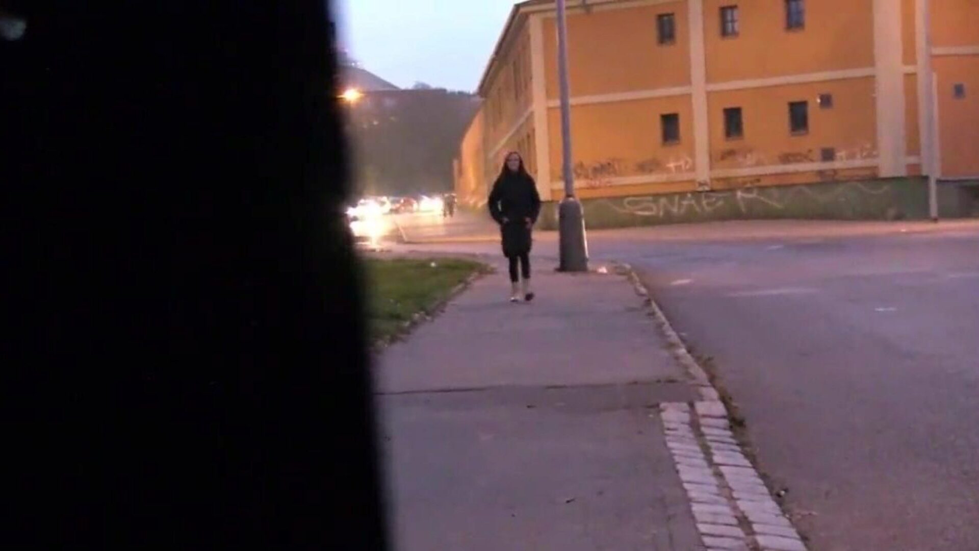 Double Public Pissing For Sexy Redhead