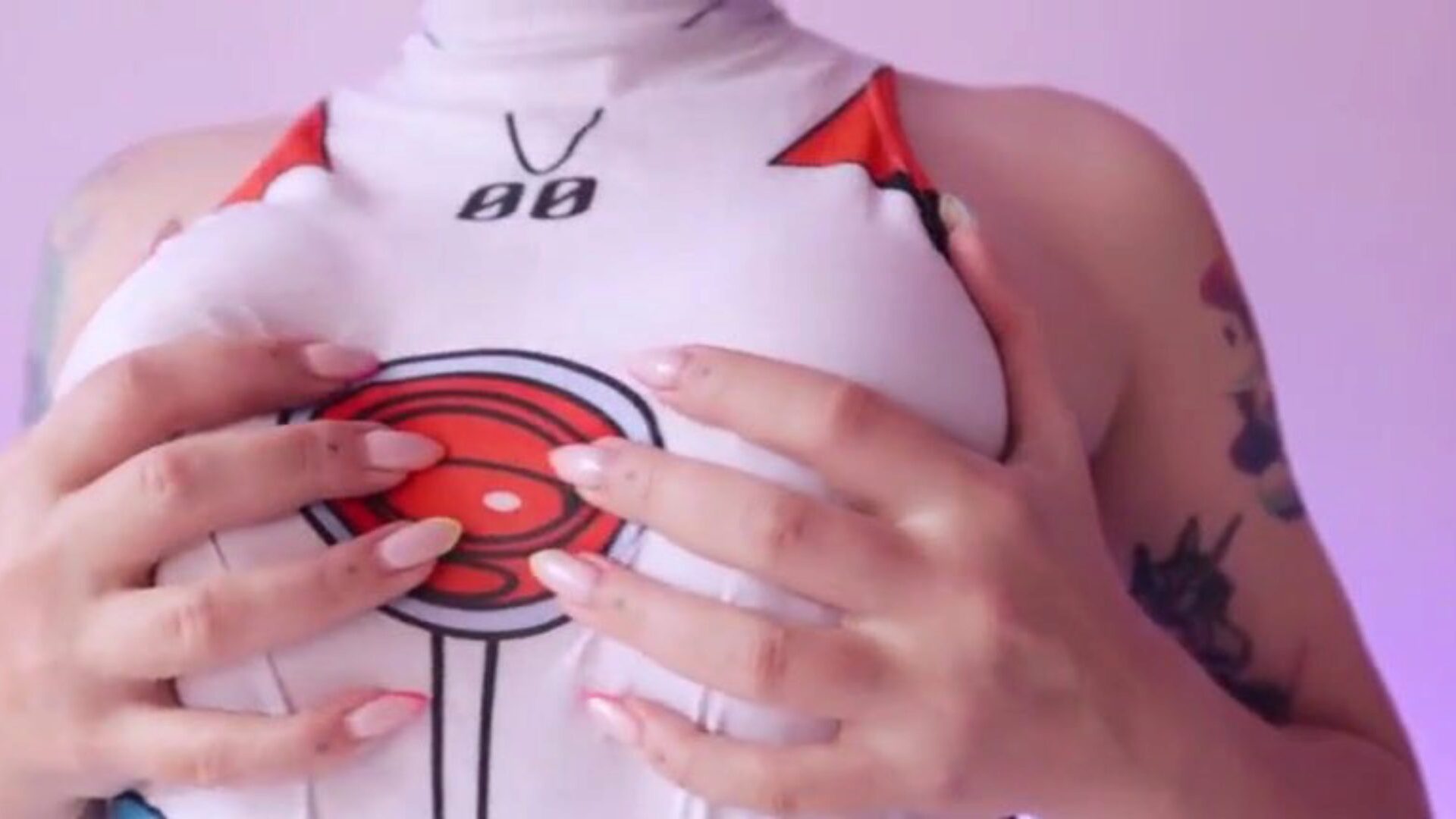 Cosplay Rei Ayanami gets drilled LAD CUTIE doggystile