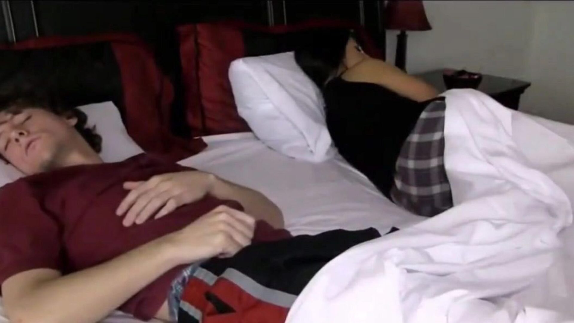 Stepmom Fucks his Stepson in the Room