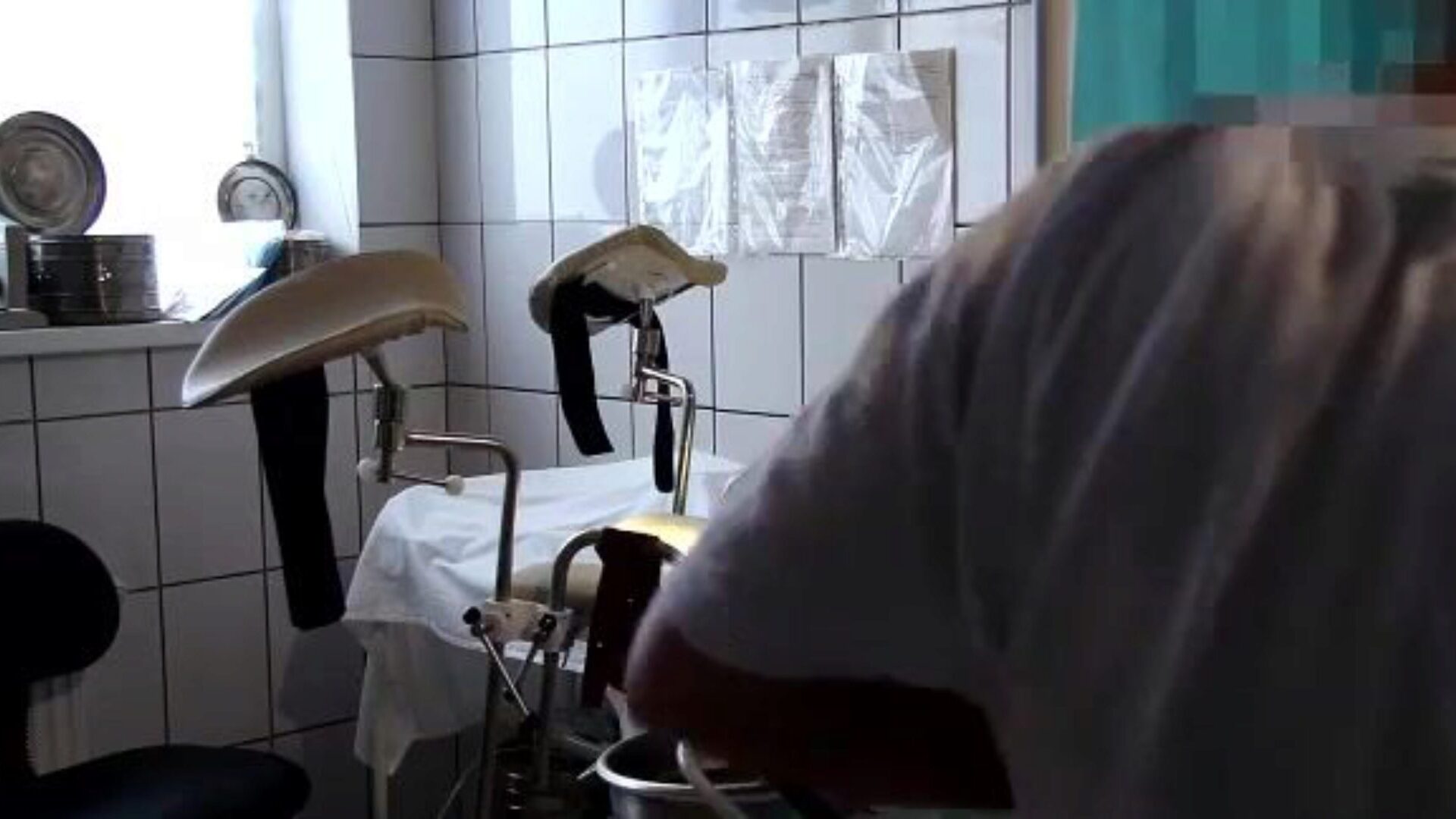 orgasme op gynaecologiestoel