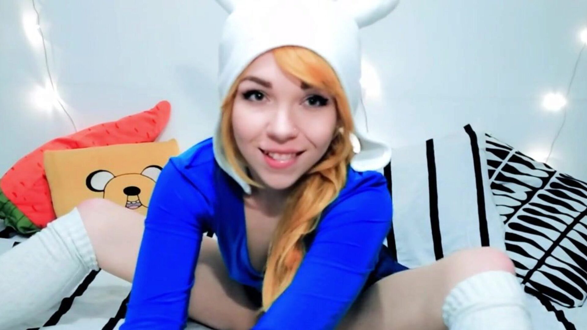 Adventure Time Cosplay Masturbation Teasing Solo
