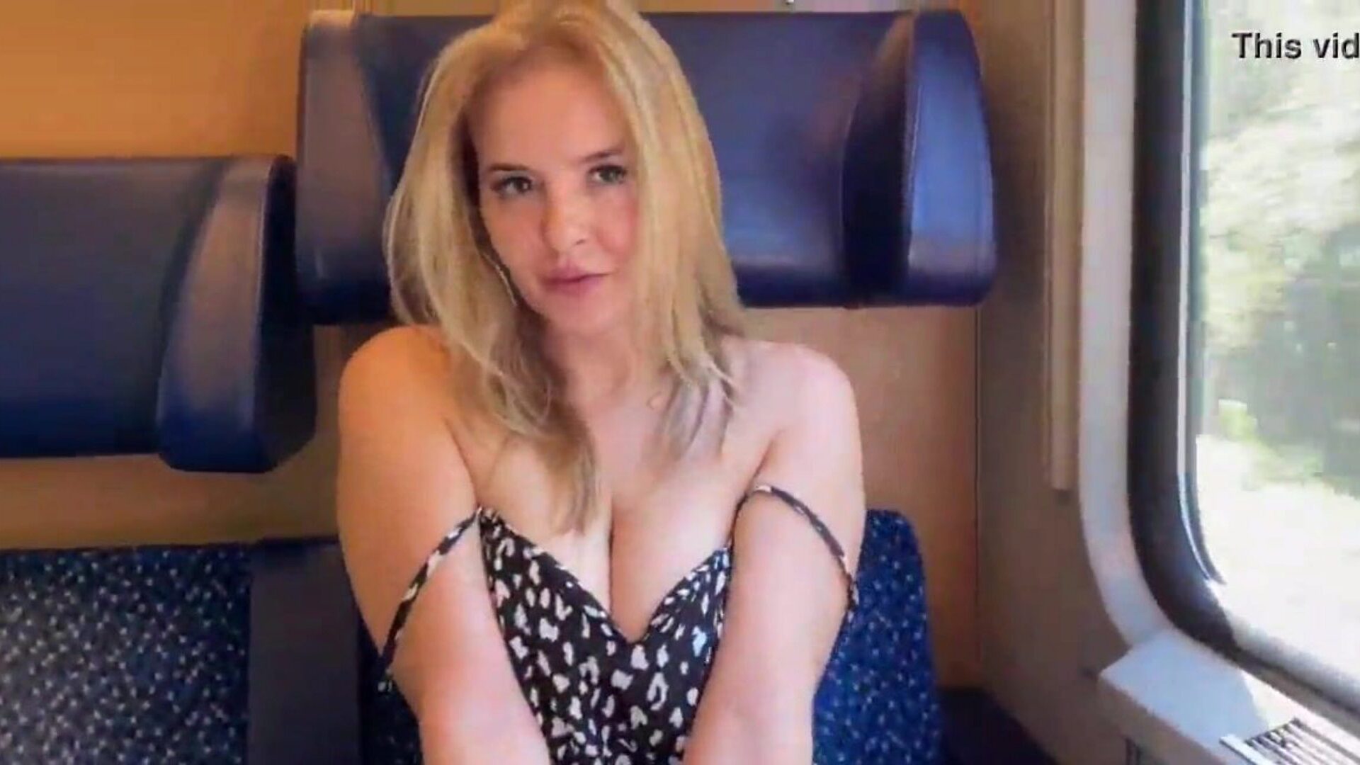 Candy Alexa enjoy to have fun with herself in public places