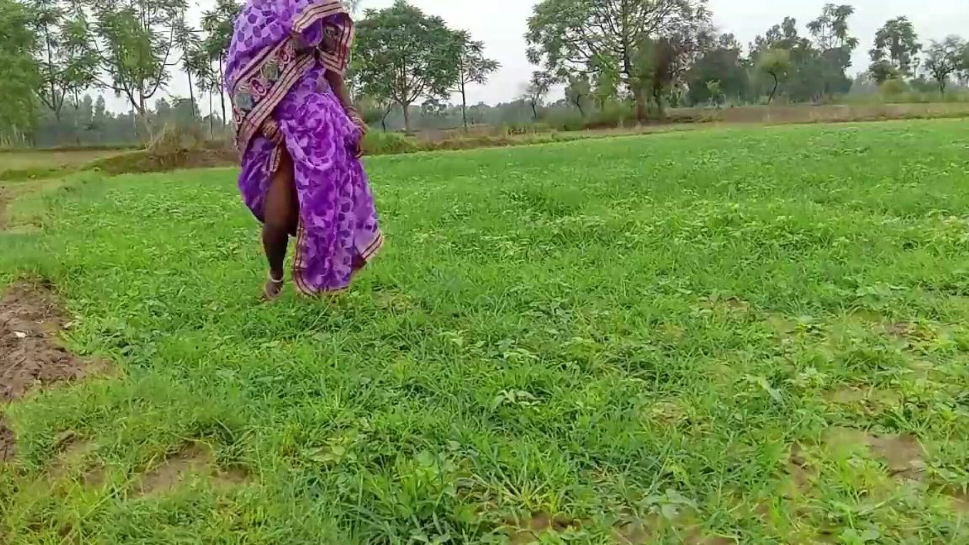 Indian Newly Married Couple Enjoy Sex Outdoor