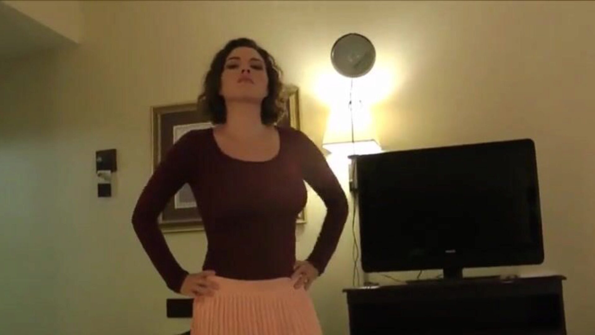 Deranged and breasty stepmommy requiring her boyz biggest internal cumshot That interview in the starting will receive u all stiff within seconds. This dirty-talking mom is one of the hottest sweethearts of all time and there's no doubt about it. So, that babe barges into the room requesting her son to ravage her muff and spunk inside it. By the way, the mom looks astounding - she's dressed in a brief petticoat with a skintight blouse Her hair is brief and she's busty What greater quantity could u possibly wish Anywho, it doesn't take long for the sonny to acquiesce and now, through his eyes, we the mommy salivating all over that dong on all fours with her arse exposed The deranged mother I'd like to fuck teases him a lot after taking off her panties but then we finally watch her guiding that huge ramrod in her hairy pussy She's willing to ride it like eager whilst groaning loudly Mommy's rail comes to a rather abrupt end one time her son makes a decision to tear up her in missionary (so he could suck on those milk sacks presumably). After some hot missionary and doggy pumping we watch him pack up moms love tunnel with his fresh goo