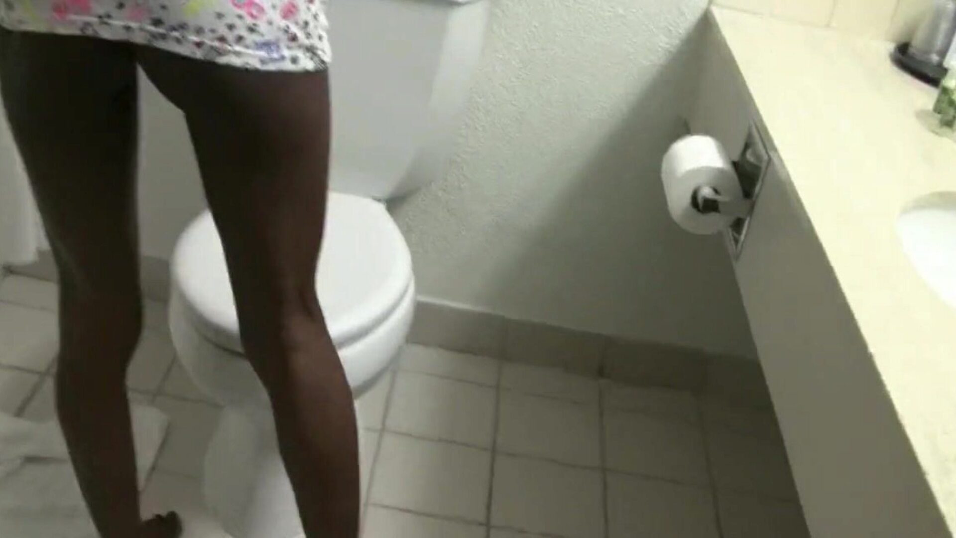 Hot Ebony Babes Taking A Shower